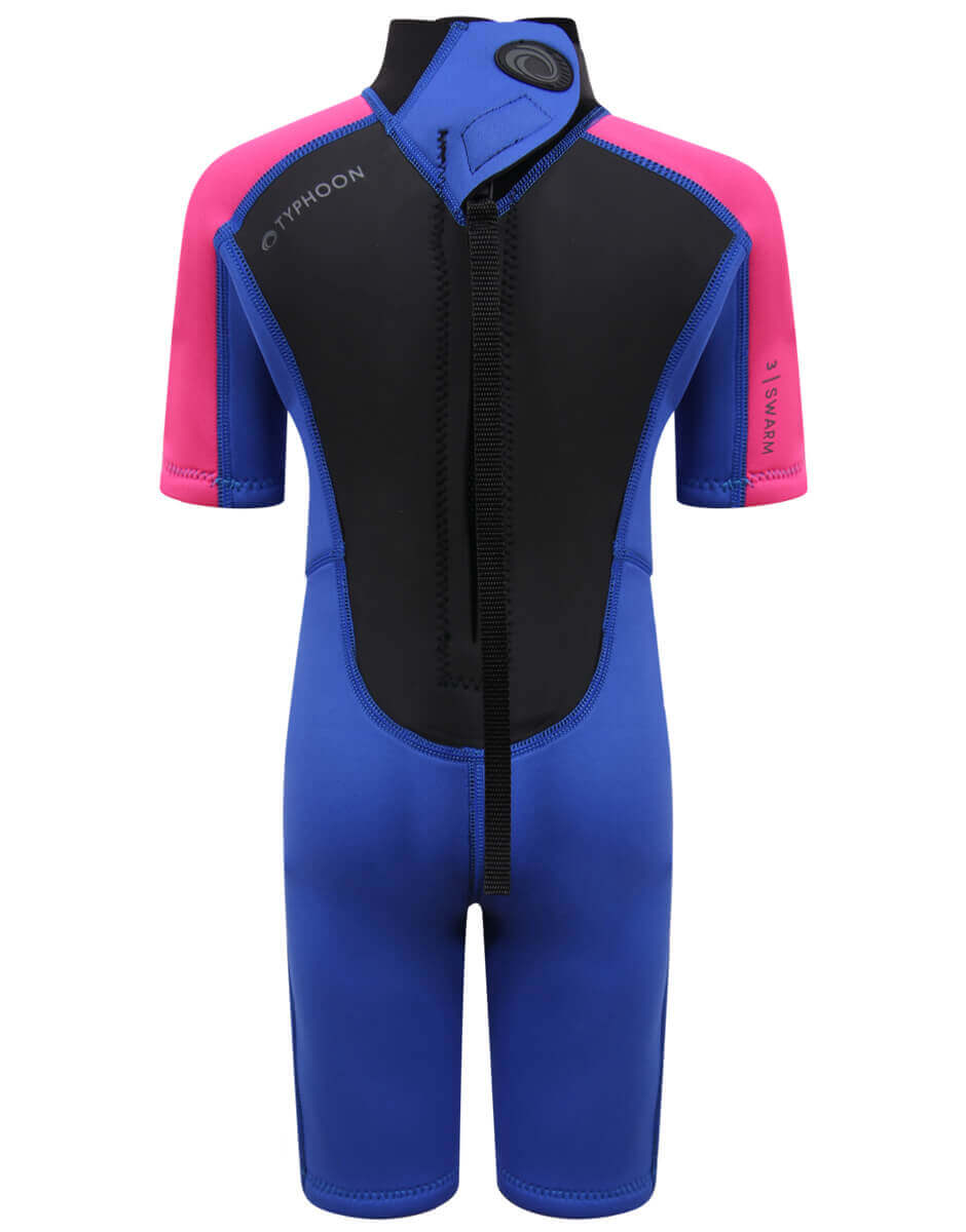 Typhoon Swarm Infants 3mm Shorty Wetsuit - Steel Blue / Blue Typhoon Swarm Infants 3mm Shorty Wetsuit - Steel Blue / Blue