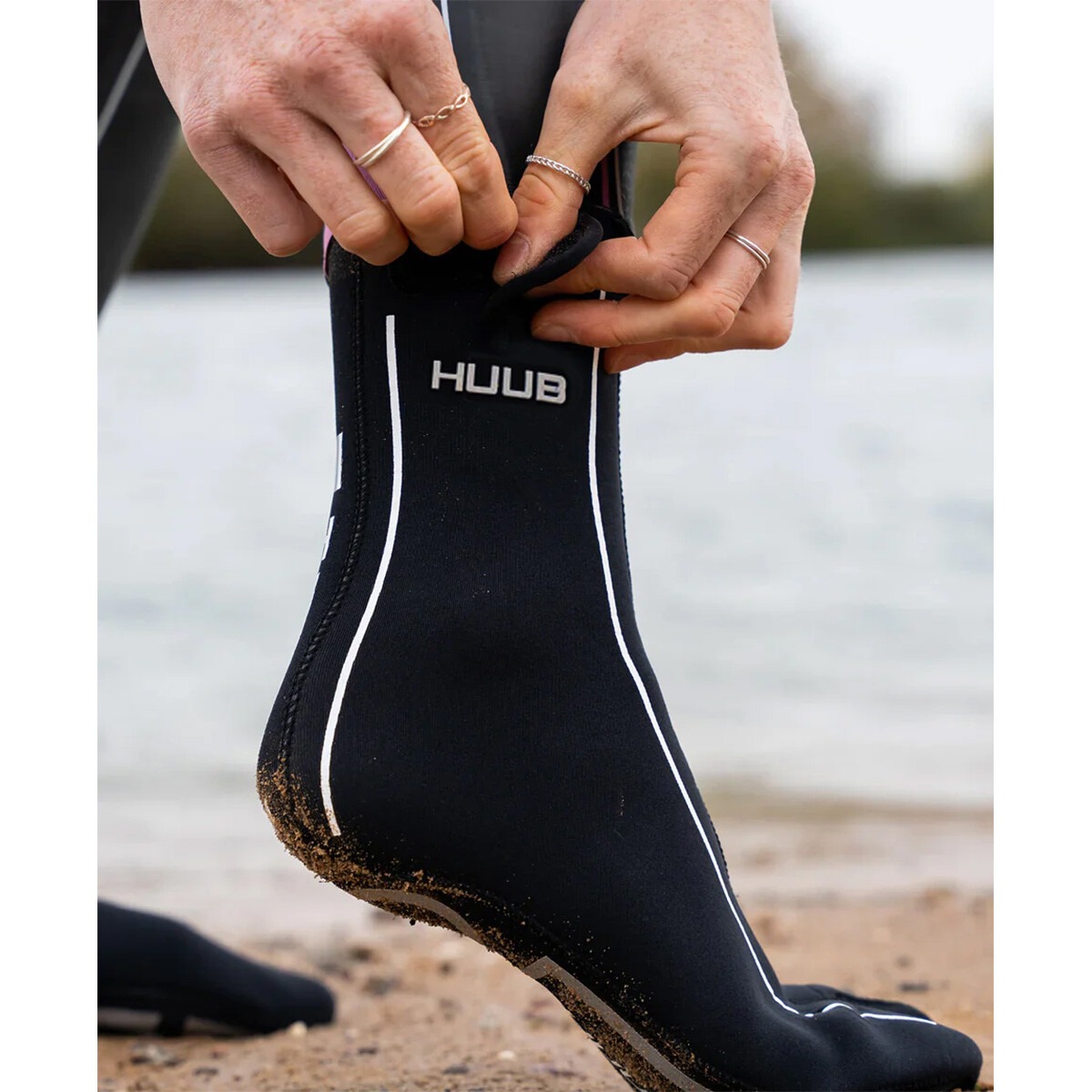 HUUB Neoprene Open Water Swim Socks