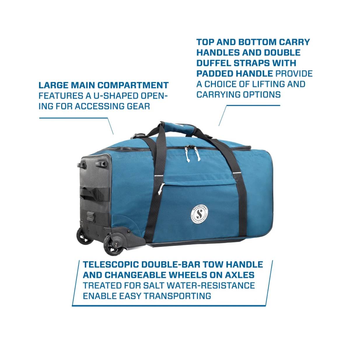 Scubapro Sport Bag 105 Wheeled Dive Bag
