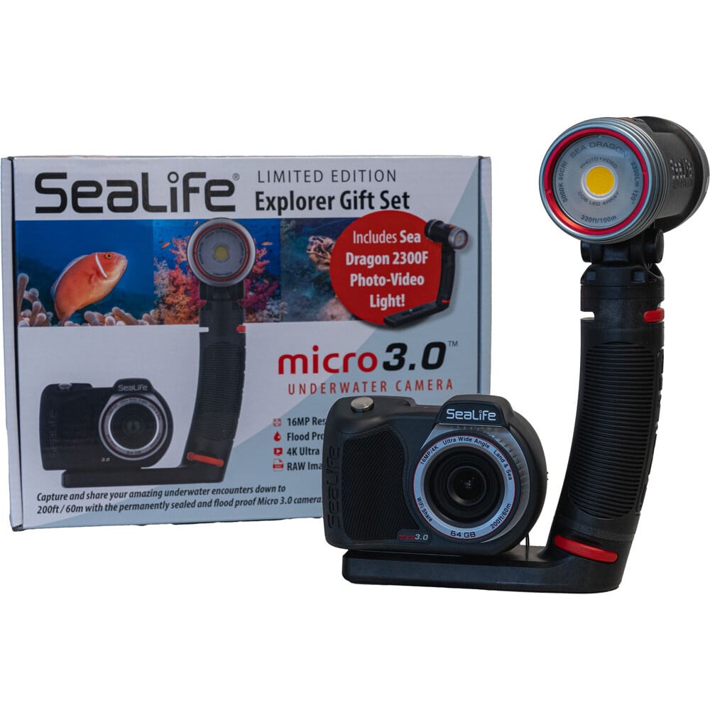 SeaLife Micro 3.0 + FREE Sea Dragon 2300F Photo/Video Light