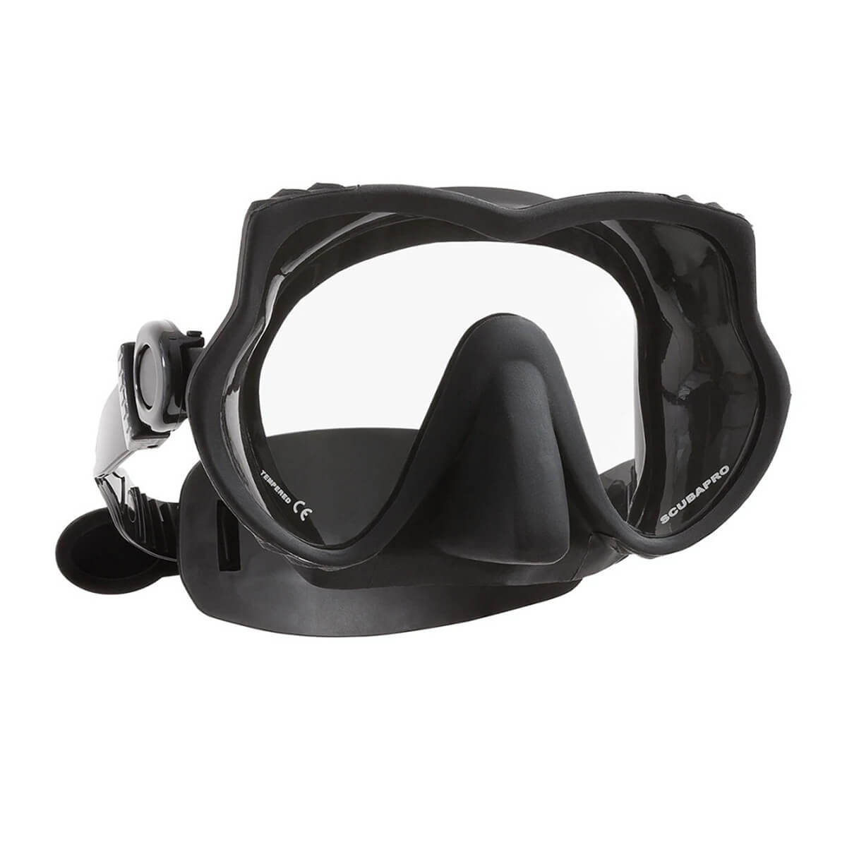Scubapro Devil Single Lens Diving Mask - Black