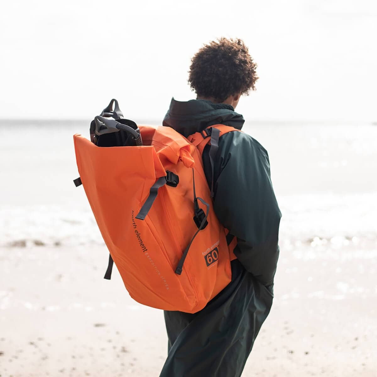 Fourth Element Expedition Drypack - 60L Dry Backpack Orange