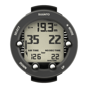 Suunto Vyper Novo Dive Computer + USB Cable + Bungee Mount - Graphite