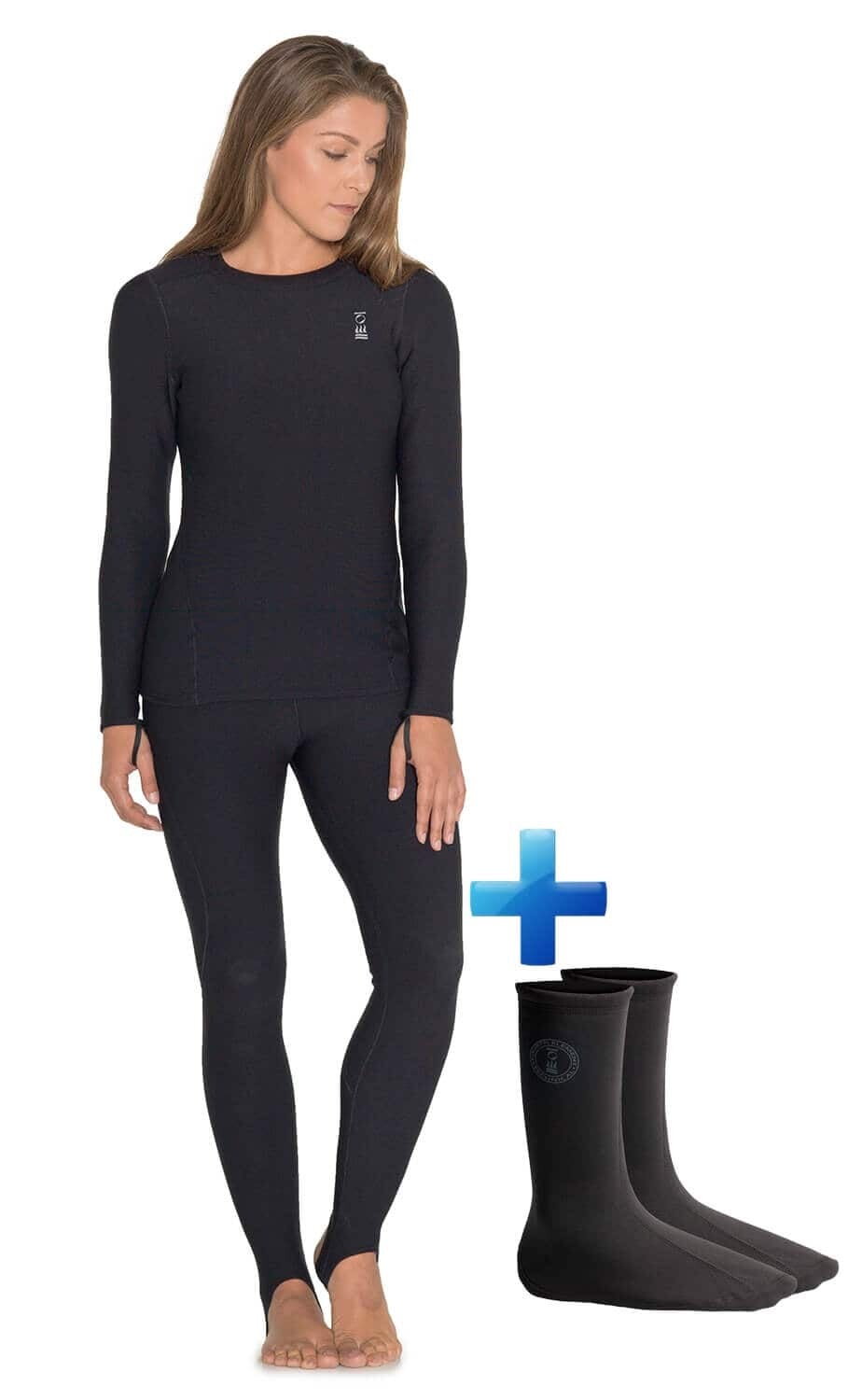 Fourth Element Xerotherm Womens 3 Piece Set - Top + Leggings + Socks