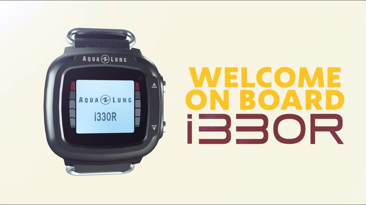 Aqualung i330R Dive Computer - Rechargeable With Colour Display
