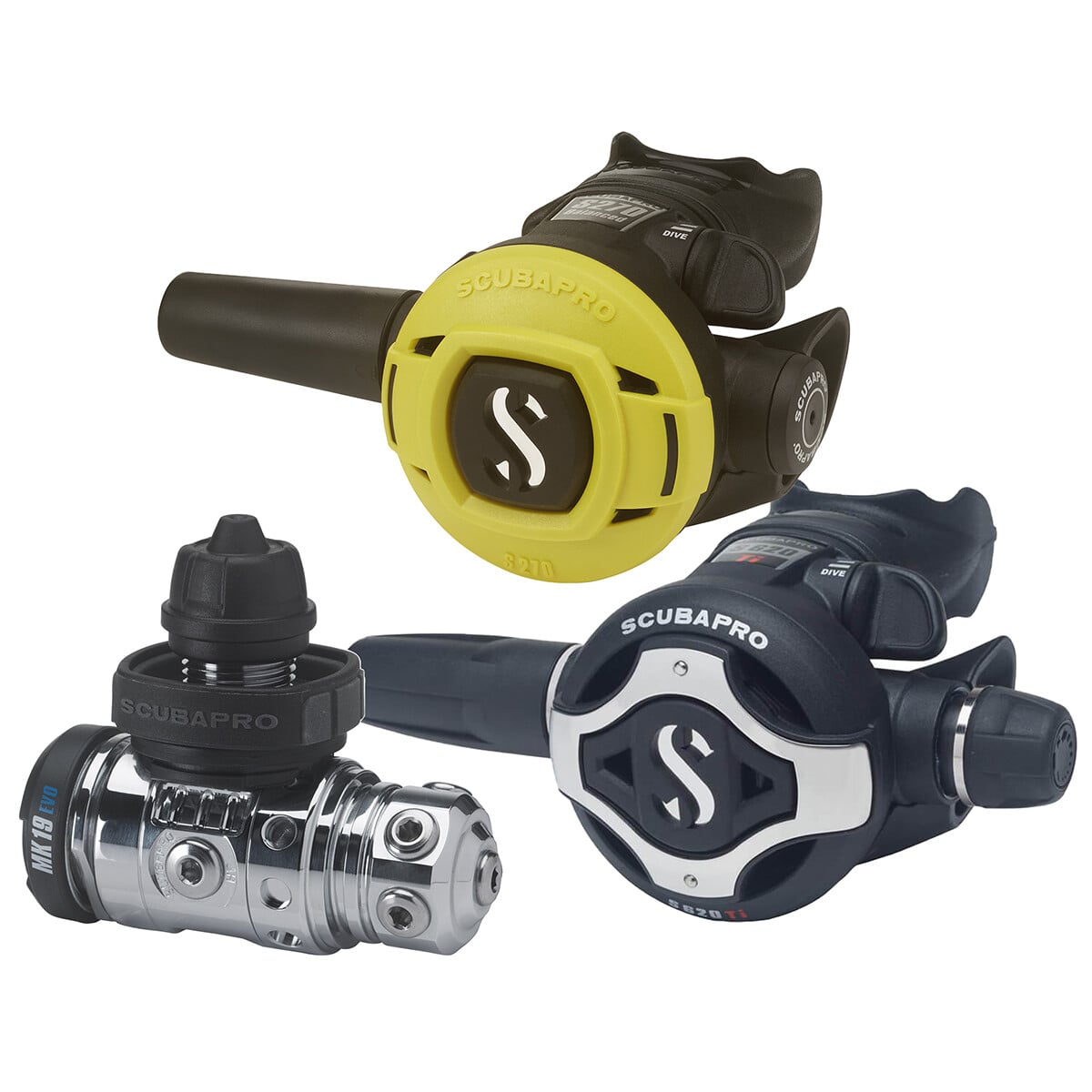 Scubapro MK19 EVO S620Ti + S270 Octopus Regulator Package