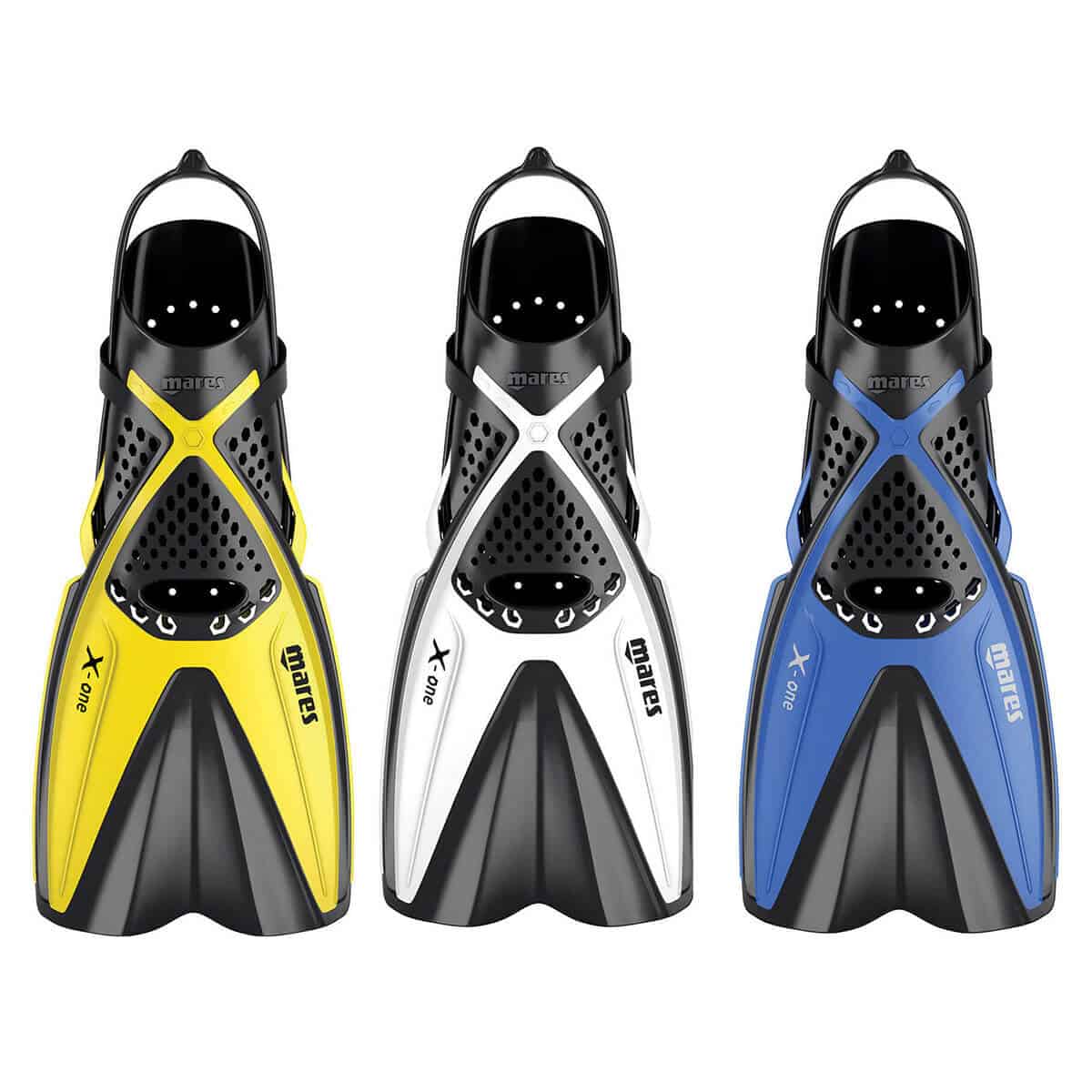 Mares X-One Adult Snorkelling Fins - Open Heel Adjustable Fin
