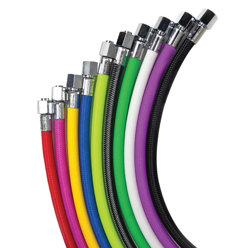 Miflex Regulator Hose - 3/8"UNF (Standard Fitting) -Various Colours + Lengths Miflex Regulator Hose - 3/8"UNF (Standard Fitting) -Various Colours + Lengths