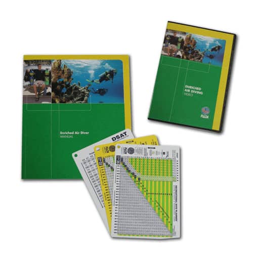 PADI Enriched Air, Nitrox, Diver Crewpak with DVD - Table Version PADI Enriched Air, Nitrox, Diver Crewpak with DVD - Table Version