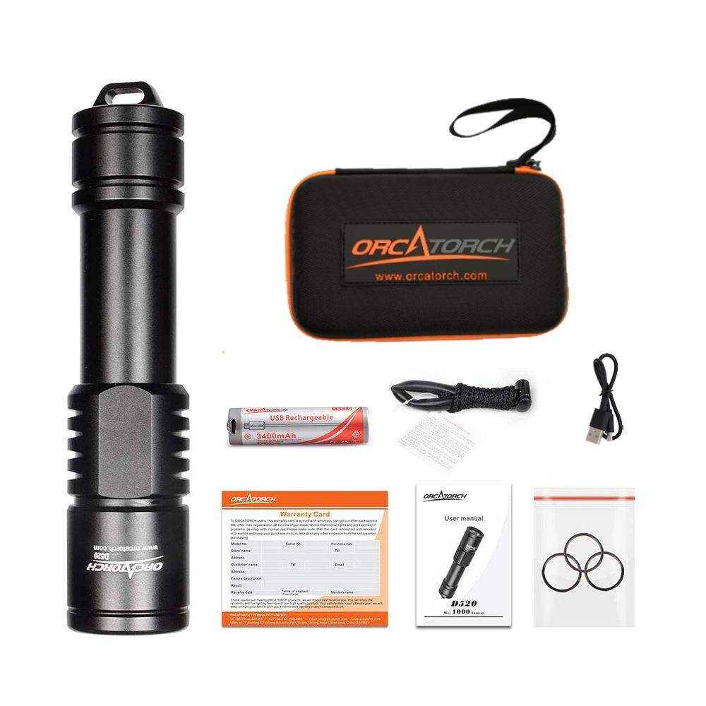 OrcaTorch D520 Dive Torch
