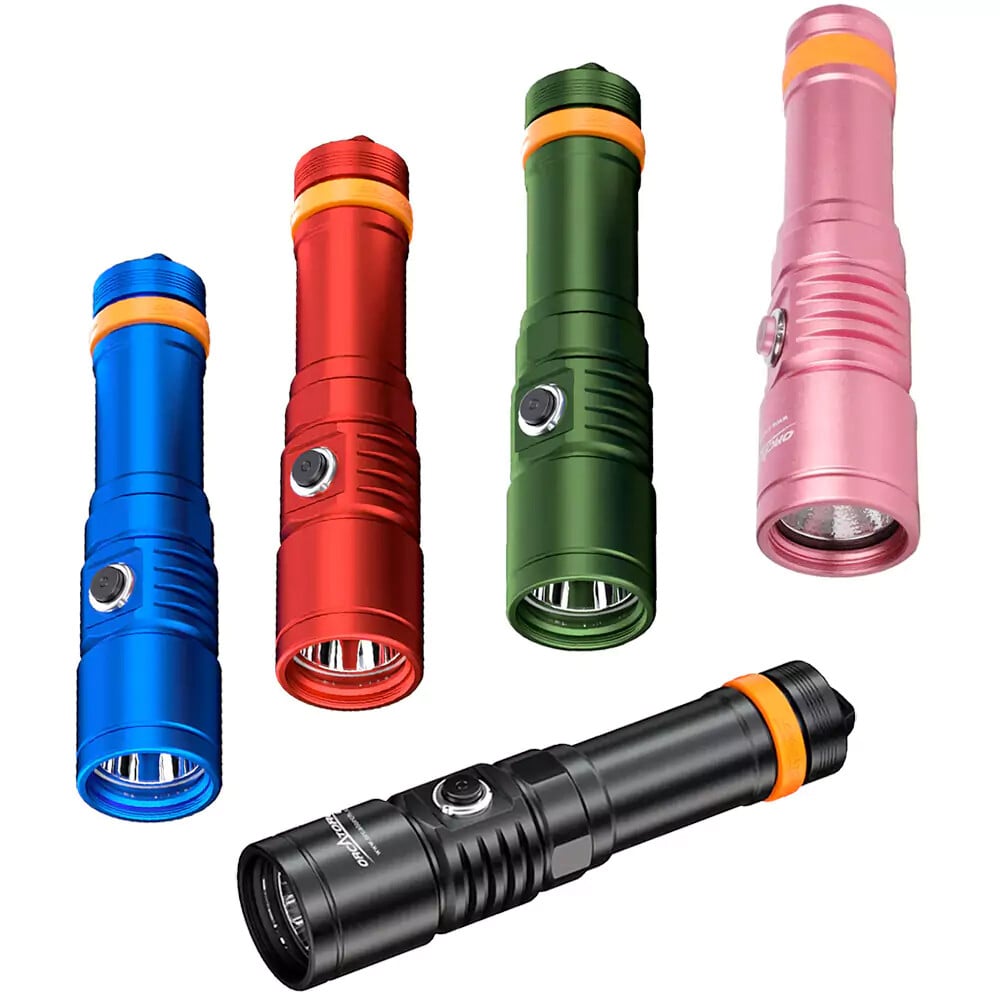 OrcaTorch D710 Dive Torch - 3000 Lumens Dive Torch