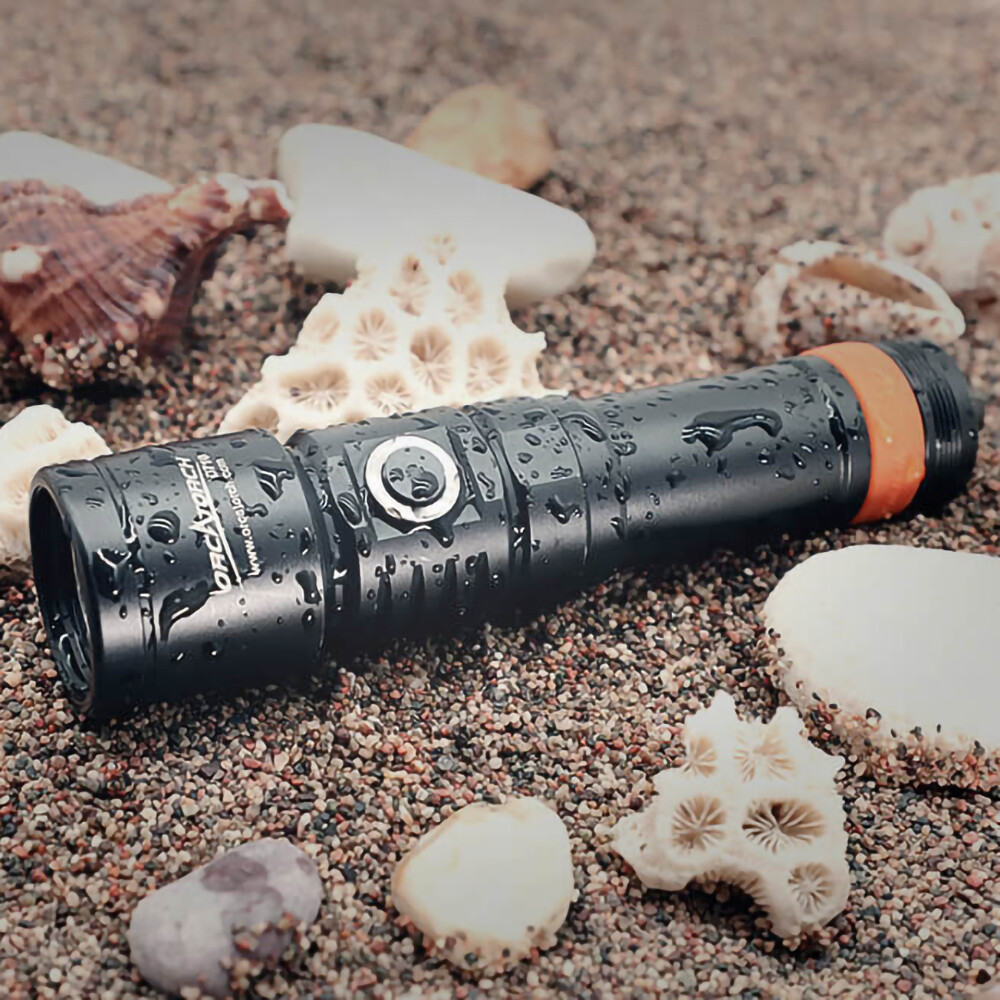OrcaTorch D710 Dive Torch - 3000 Lumens Dive Torch