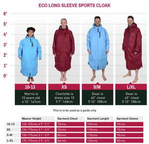 Charlie Mcleod ECO Long Sleeve Changing Robe - All Colours