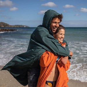 Fourth Element Tidal Robe - Ocean Positive Watersports Robe - Green