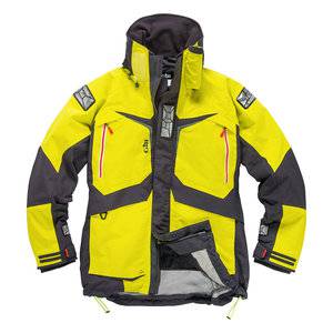 Gill Mens OS2 Offshore Sailing Jacket OS23J | Graphite | Lime