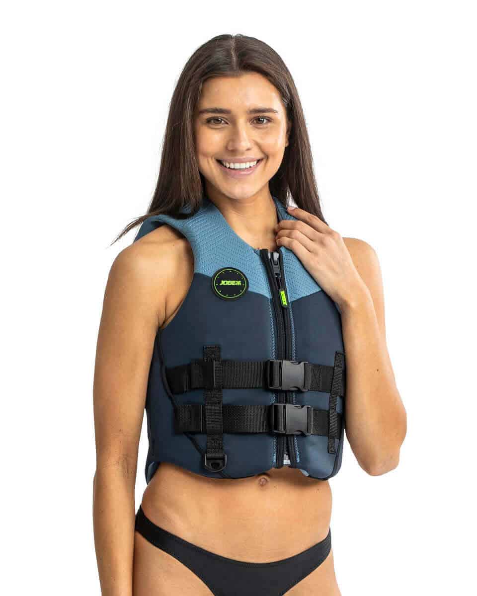 Jobe Womens Neoprene Vest + PFD - Midnight Blue Impact Vest