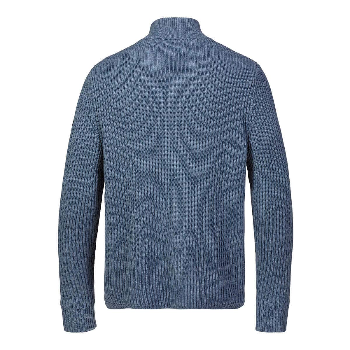 Musto Mens Marina 1/2 Zip Knit Sweater - Slate Blue Musto Mens Marina 1/2 Zip Knit Sweater - Slate Blue