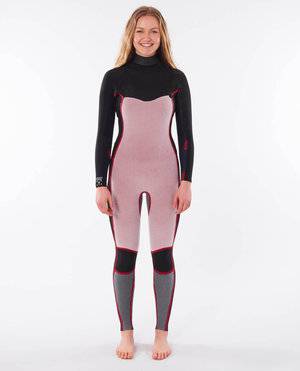 Rip Curl Womens 3/2mm Dawn Patrol Warmth - Chest Zip Wetsuit Charcoal Rip Curl Womens 3/2mm Dawn Patrol Warmth - Chest Zip Wetsuit Charcoal