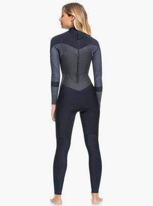 Roxy Womens Syncro 5/4/3 Wetsuit - Back Zip - Jet Black Roxy Womens Syncro 5/4/3 Wetsuit - Back Zip - Jet Black