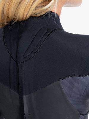 Roxy Womens Syncro 5/4/3 Wetsuit - Back Zip - Jet Black Roxy Womens Syncro 5/4/3 Wetsuit - Back Zip - Jet Black