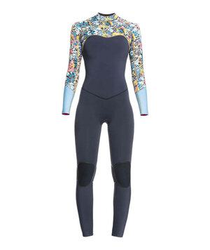 Roxy Womens 4/3mm Marine Bloom Wetsuit - Chest Zip GBS Womens Steamer Roxy Womens 4/3mm Marine Bloom Wetsuit - Chest Zip GBS Womens Steamer