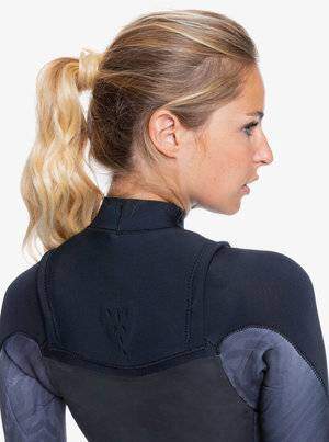 Roxy Womens 5/4/3 Syncro Chest Zip Winter Wetsuit - Jet Black Roxy Womens 5/4/3 Syncro Chest Zip Winter Wetsuit - Jet Black
