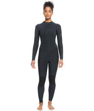 Roxy Swell 5/4/3mm Womens Back Zip Wetsuit - Black Roxy Swell 5/4/3mm Womens Back Zip Wetsuit - Black