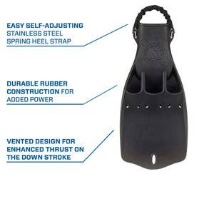 Scubapro Jet Fins | The Original Jet Fin - Black