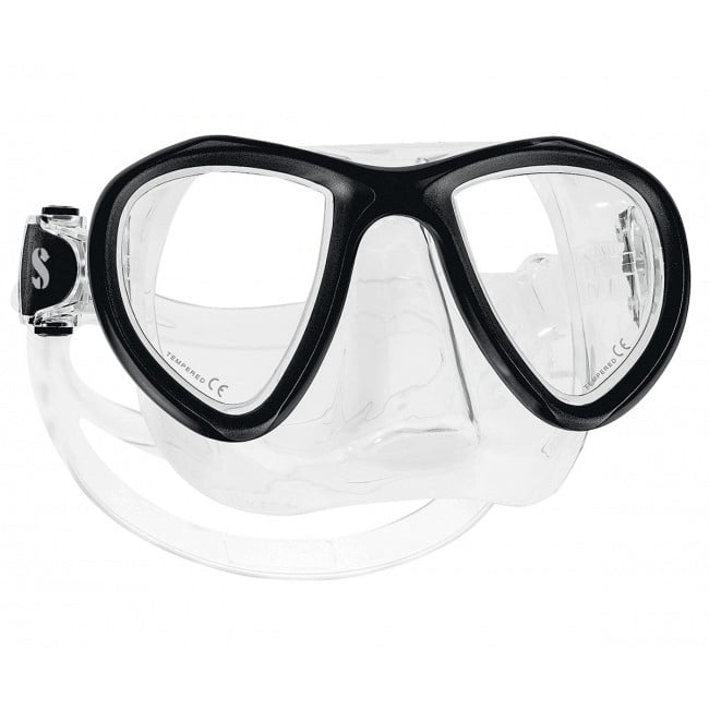 Scubapro Steel Low Volume Twin Lens Diving Mask - Black Scubapro Steel Low Volume Twin Lens Diving Mask - Black