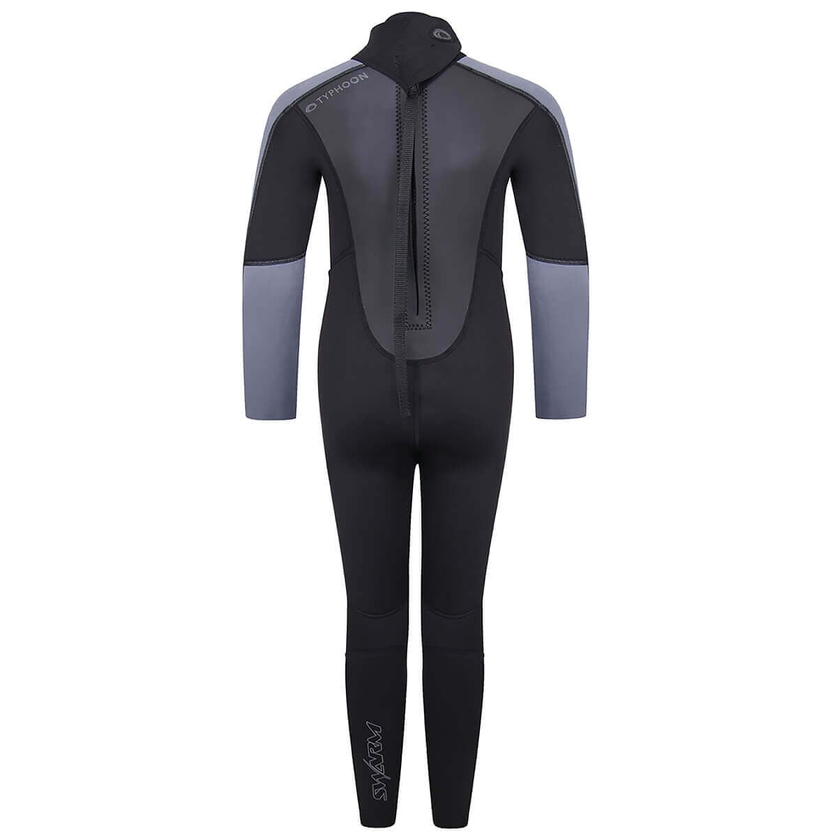 Typhoon Swarm Childrens 3mm Wetsuit - 1 Piece Steamer Black / Graphite