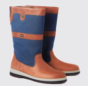 Dubarry Shamrock Sailing Boot - Navy/Brown + Gore-Tex