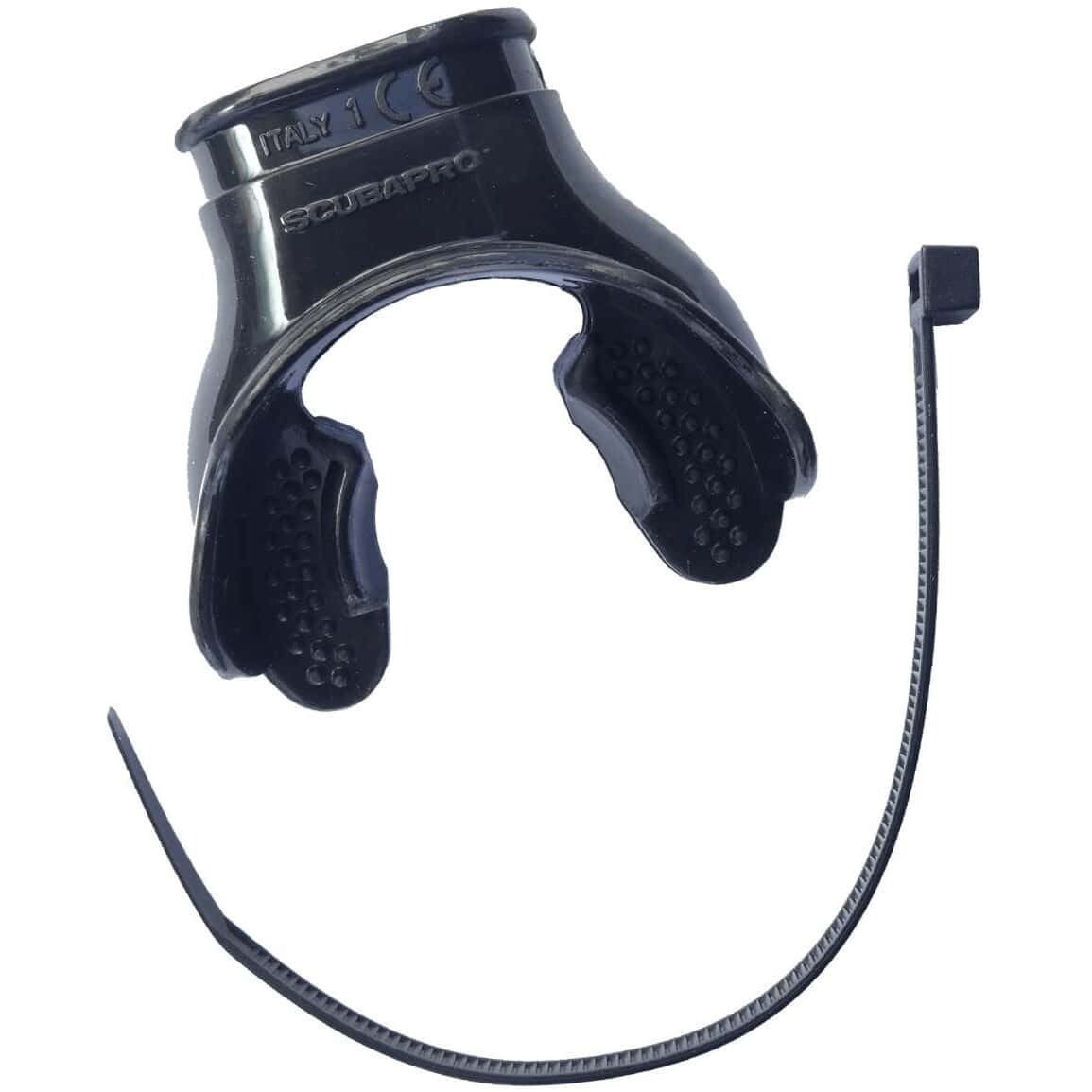 Scubapro Super Comfort Silicone Regulator Mouthpiece - Black c/w Tie