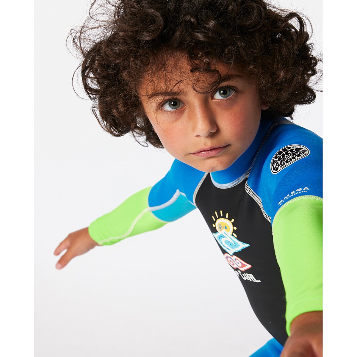 Rip Curl Groms Omega Easy On/Off Kids Back Zip Wetsuit