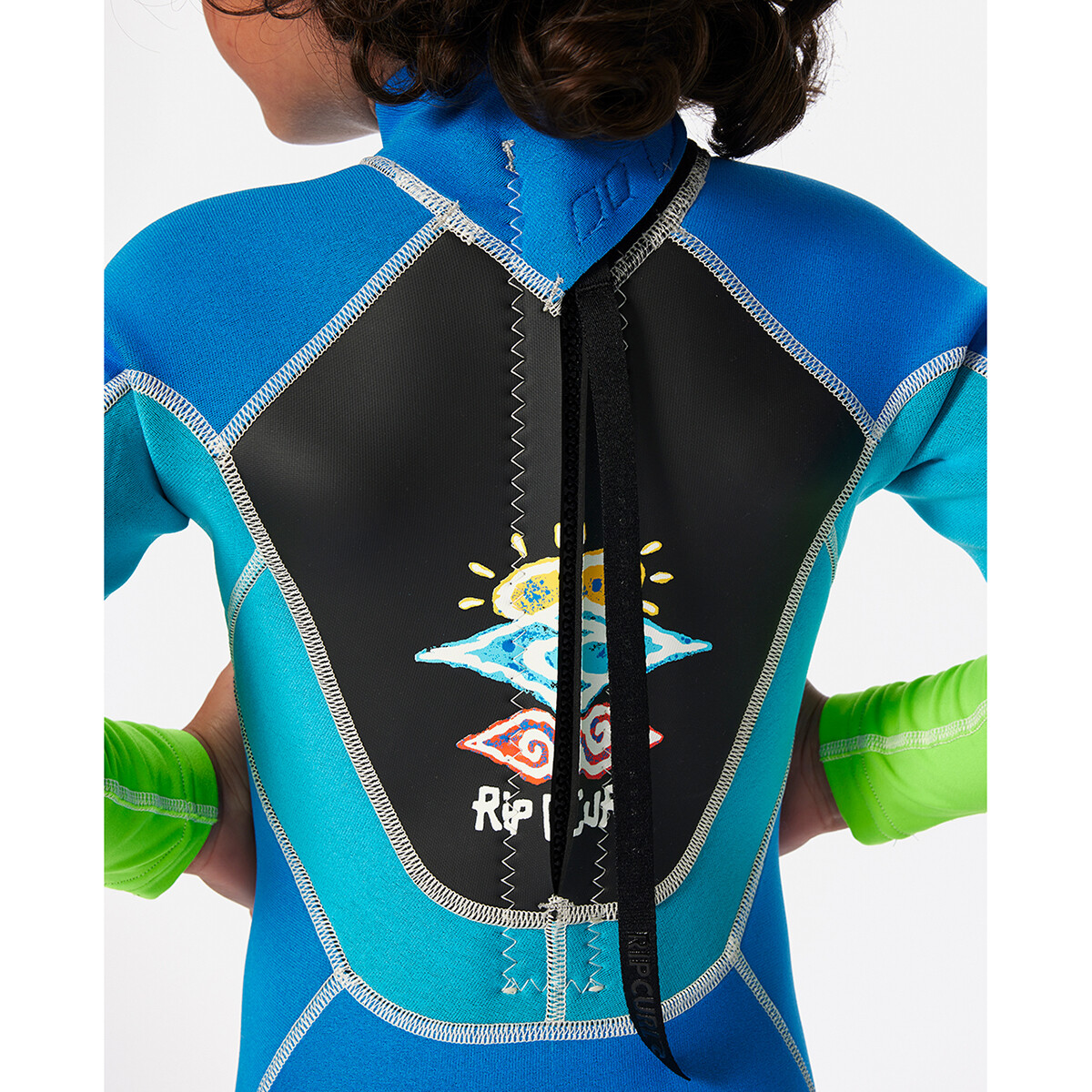 Rip Curl Groms Omega Easy On/Off Kids Back Zip Wetsuit