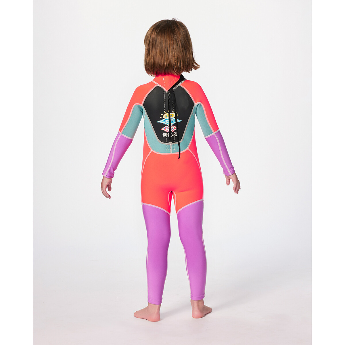 Rip Curl Groms Omega Easy On/Off Kids Back Zip Wetsuit