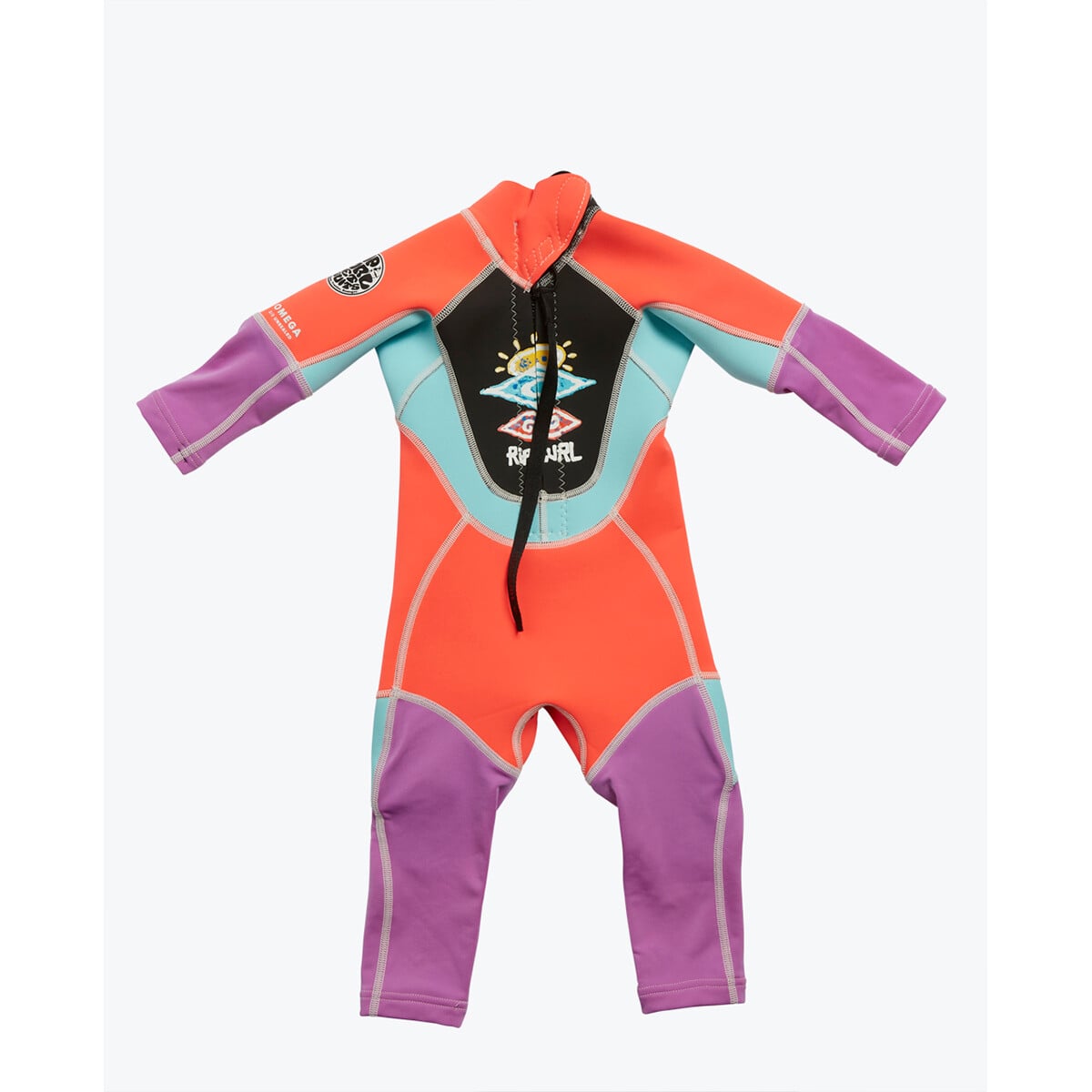 Rip Curl Groms Omega Easy On/Off Kids Back Zip Wetsuit