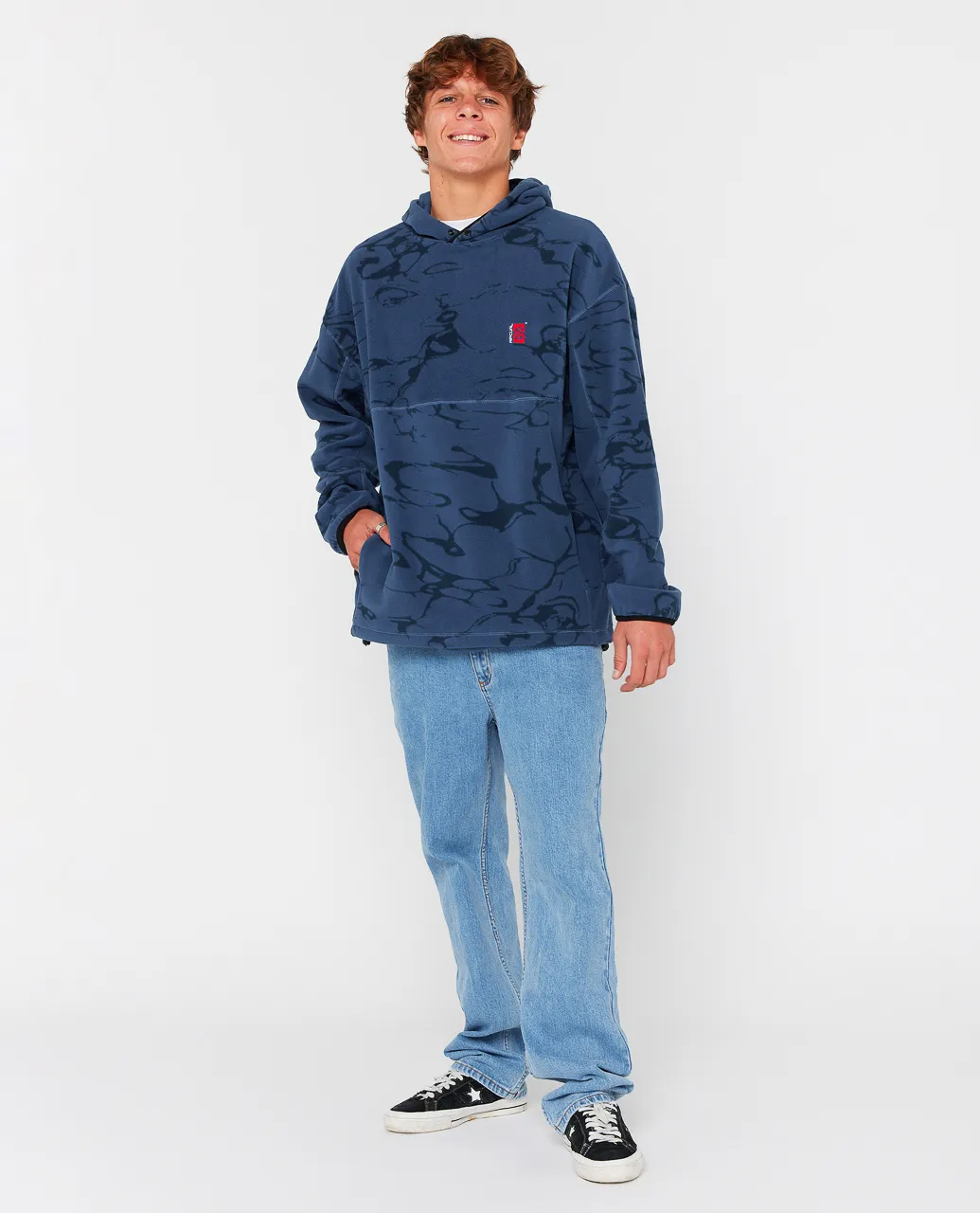 Rip Curl Mens Search Light Polar Hooded Fleece