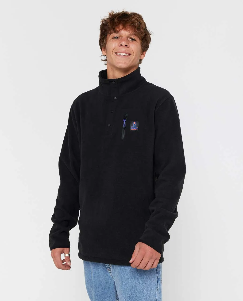 Rip Curl Mens Search Polar Fleece Crew Fleece