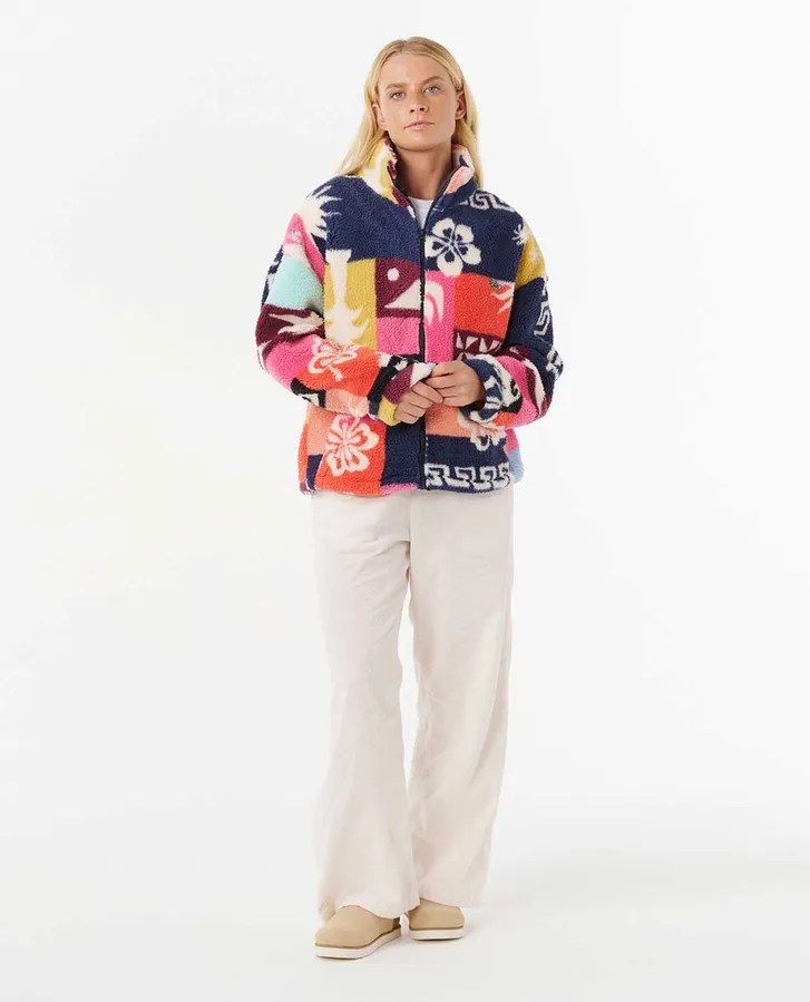 Rip Curl Womens Keepsakes Polar Fleece Jumper