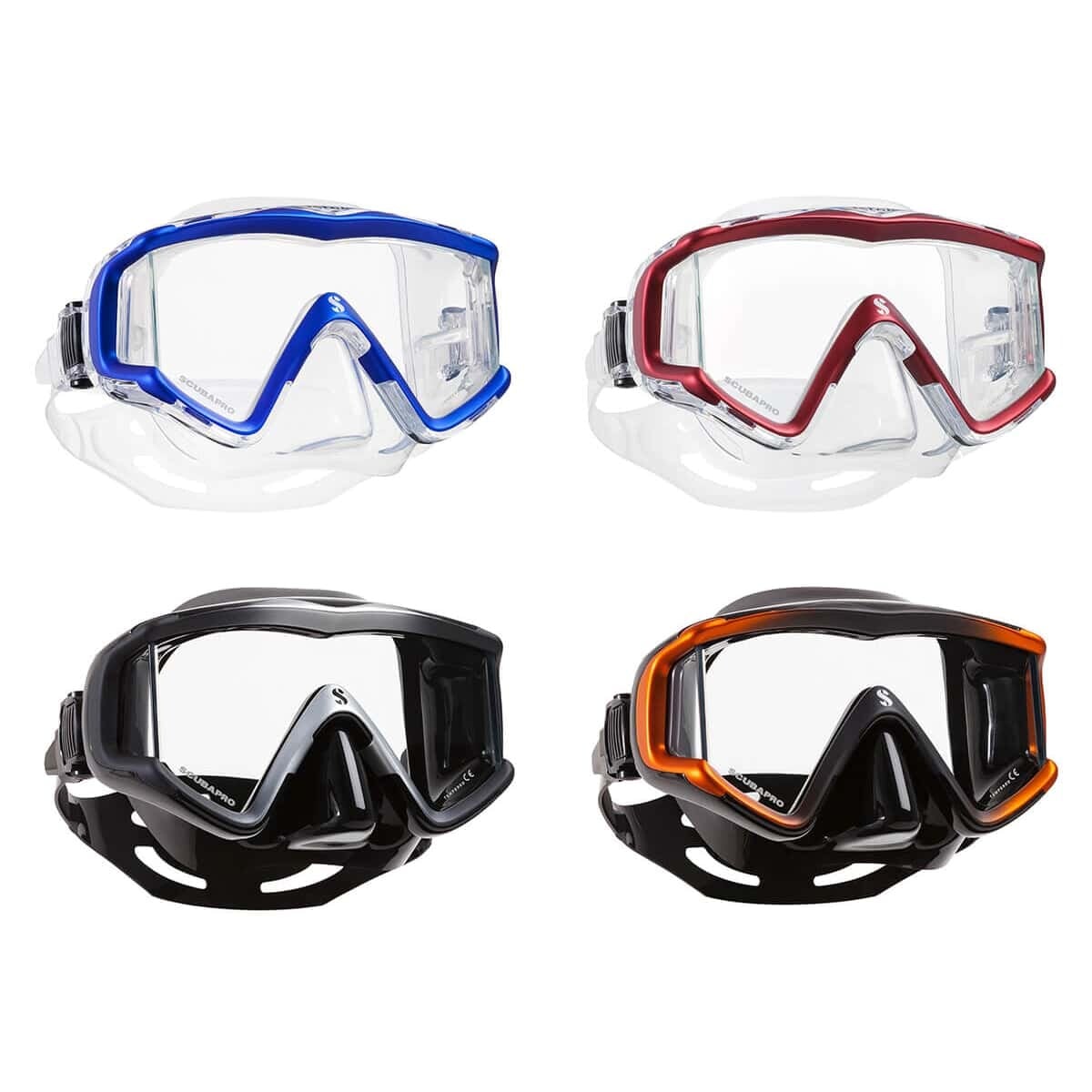 Scubapro Crystal Vu Mask with Side Windows Scubapro Crystal Vu Mask with Side Windows