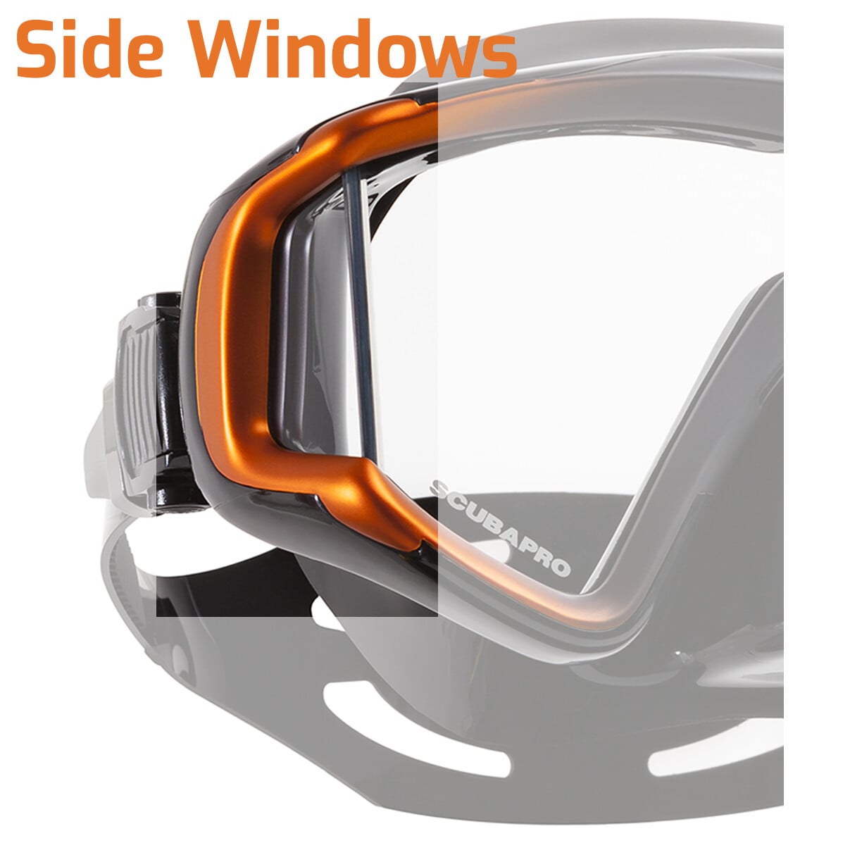 Scubapro Crystal Vu Mask with Side Windows Scubapro Crystal Vu Mask with Side Windows