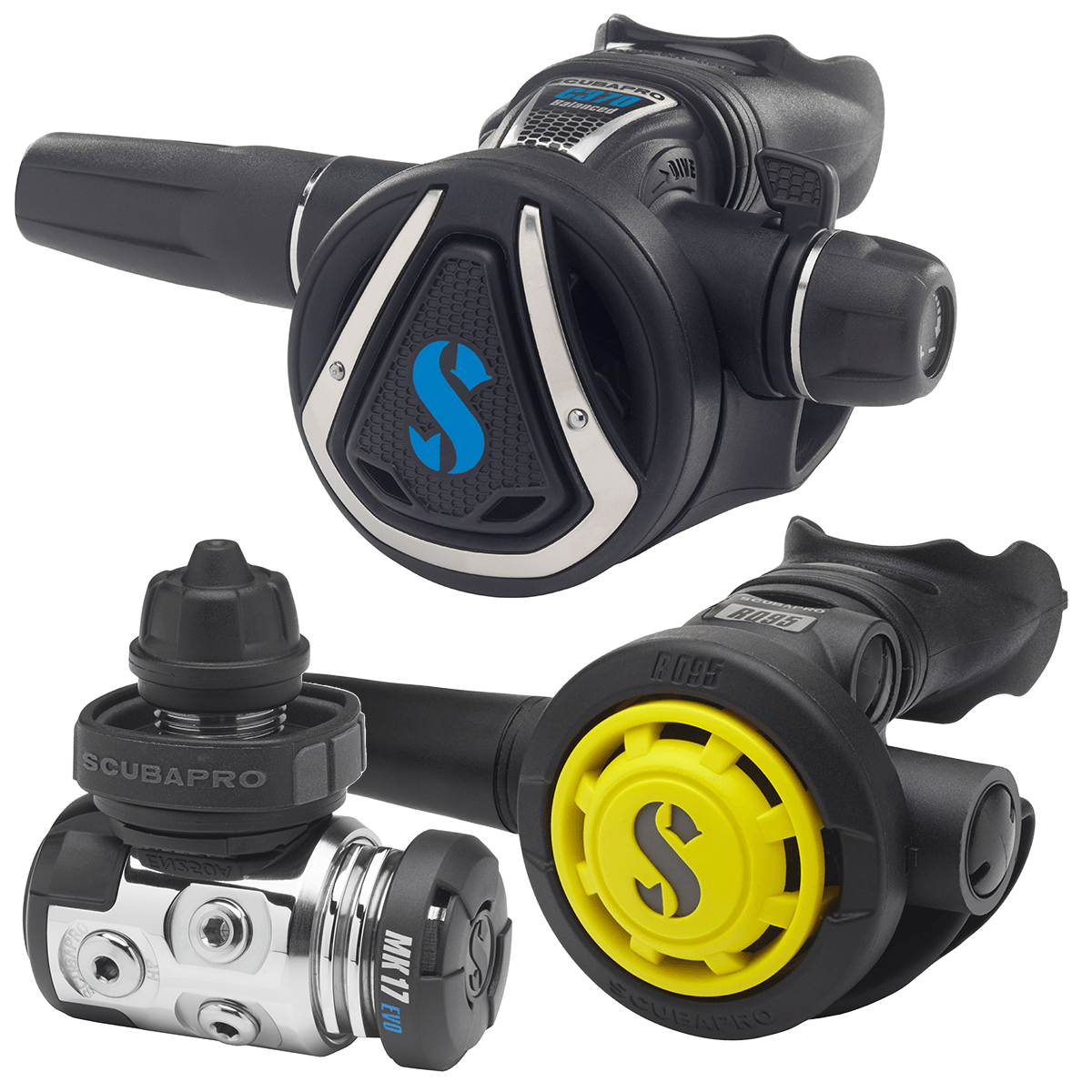 Scubapro MK17 EVO C370 + R095 Octopus Regulator Bundle