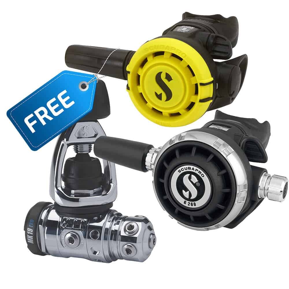 Scubapro MK25 EVO G260 + R105 Octopus Regulator Package