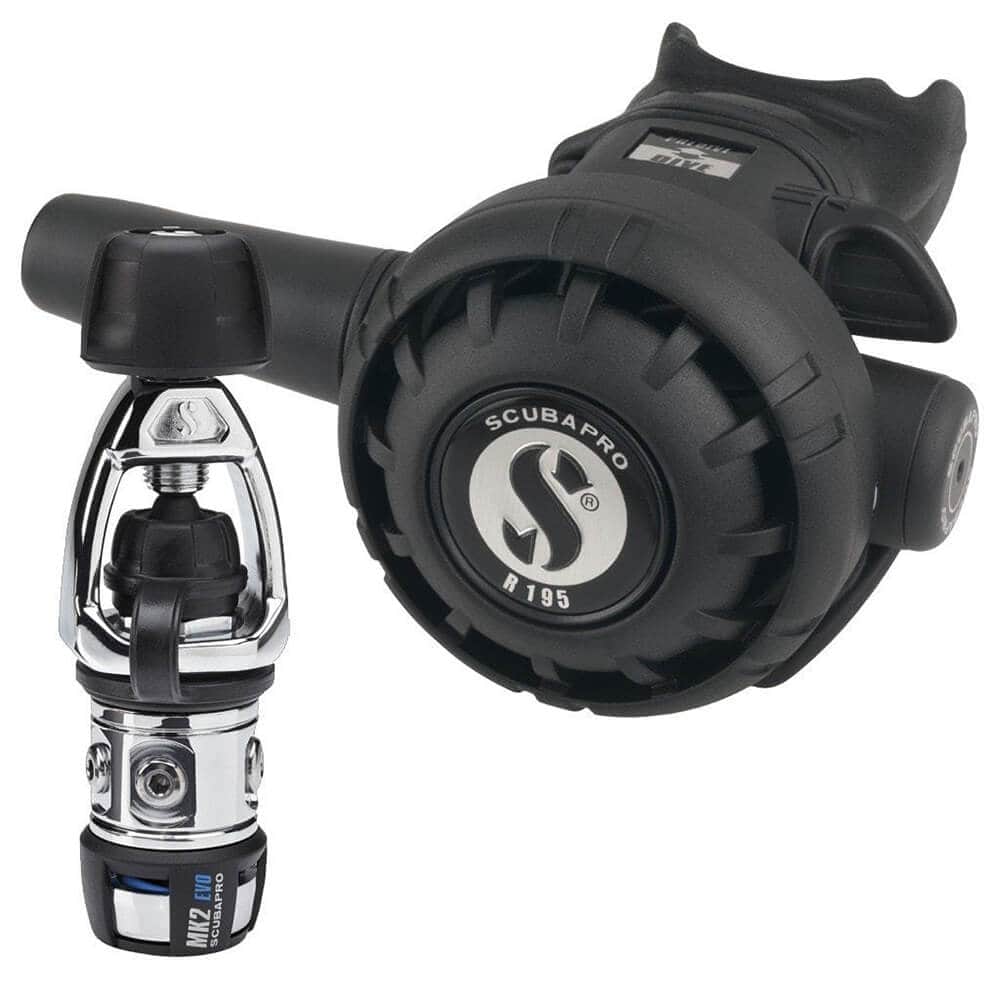 Scubapro MK2 + EVO R195 Regulator - Din + International Scubapro MK2 + EVO R195 Regulator - Din + International