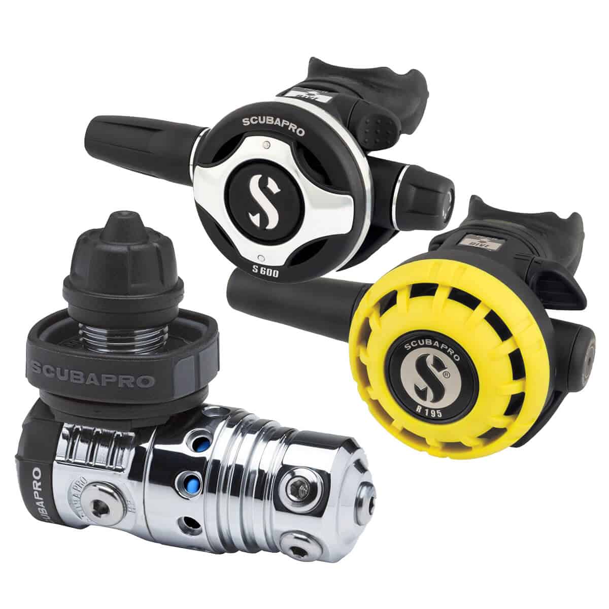 Scubapro MK25 EVO S600 + R195 Octopus Regulator Package Scubapro MK25 EVO S600 + R195 Octopus Regulator Package