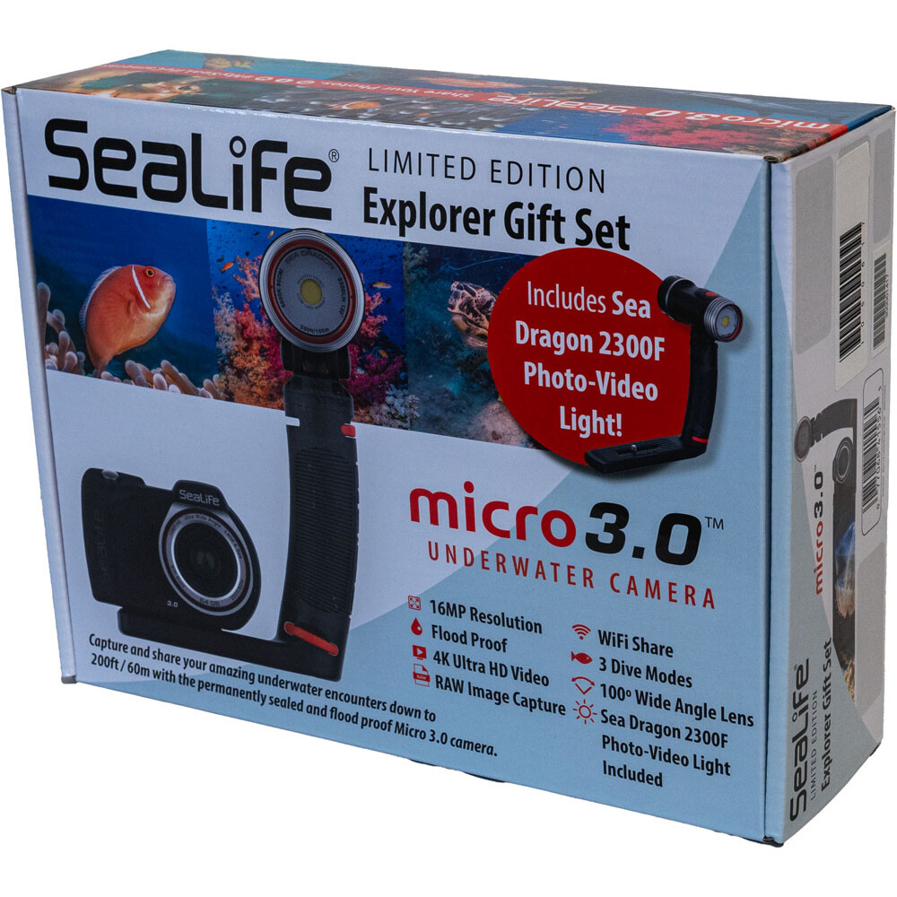 SeaLife Micro 3.0 + FREE Sea Dragon 2300F Photo/Video Light