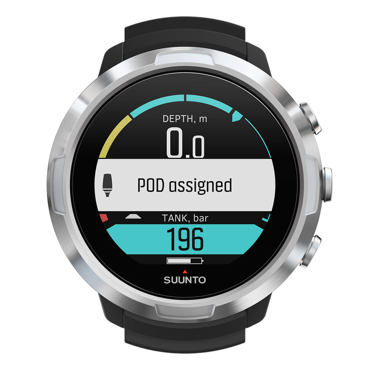 Suunto D5 Steel Watch Style Dive Computer Black + White