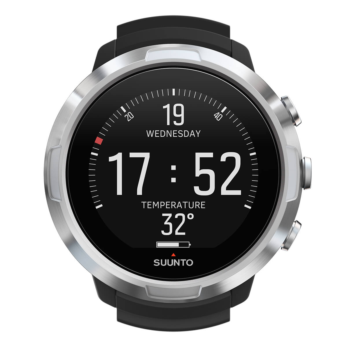 Suunto D5 Steel Watch Style Dive Computer Black + White