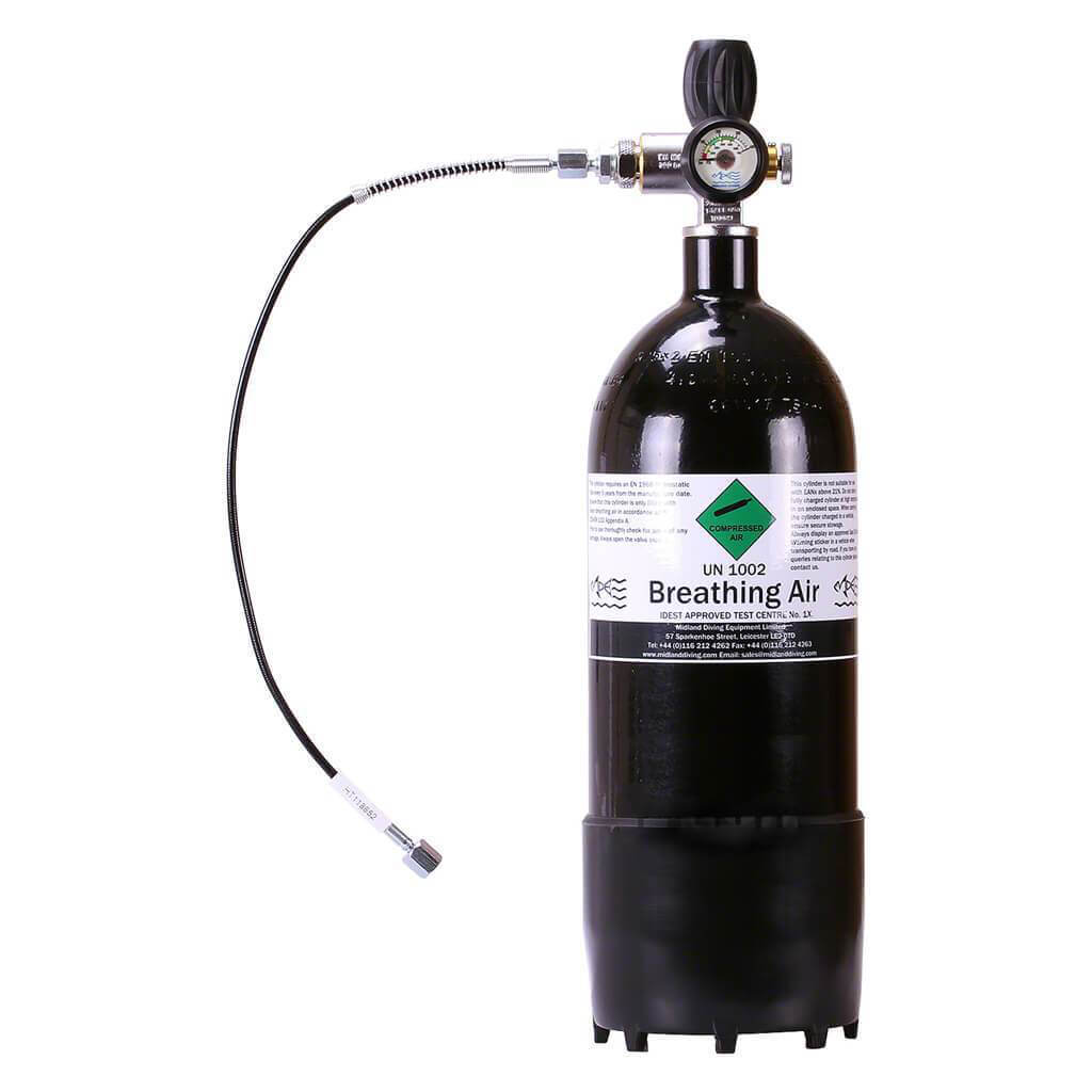Airgun Charging Cylinder 4 Litre - 300Bar + MDE Jubilee Charging Valve