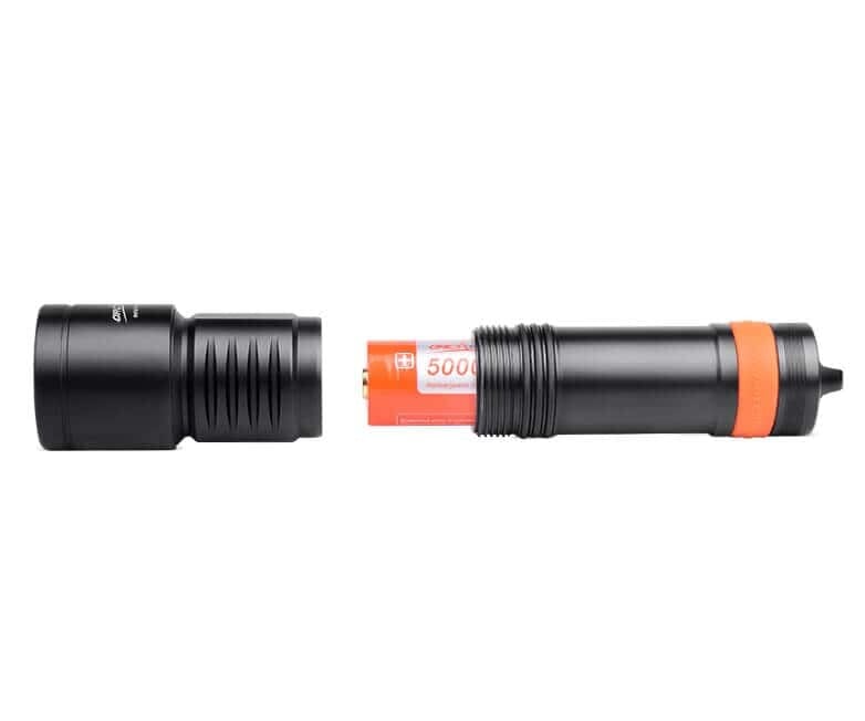 OrcaTorch D700 Dive Torch - 1700 Lumens Dive Torch